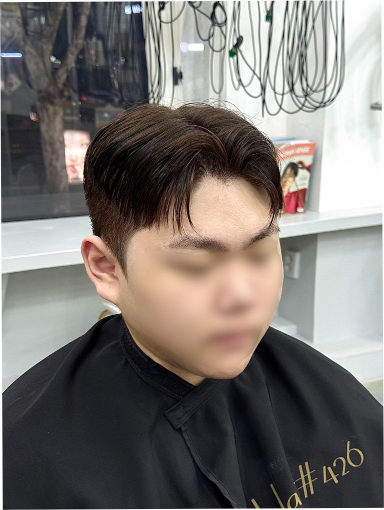 장한평 남자 투블럭 펌 스타일